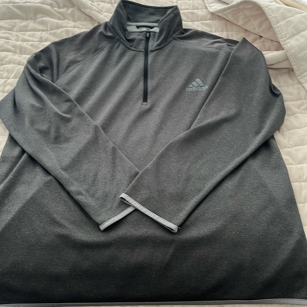 Light weight Adidas 1/4 zip pullover.